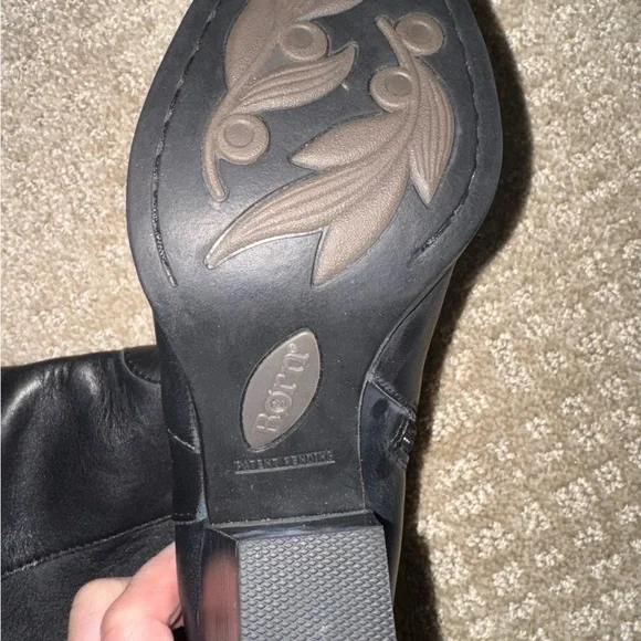 Born Black Heeled Boots - Picture 3 of 3